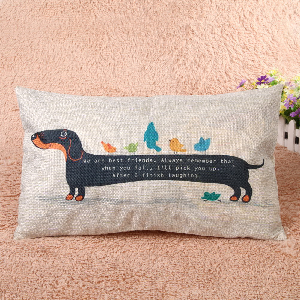 Custom Linen Cotton Cushion Covers and Waist Pillow Cases