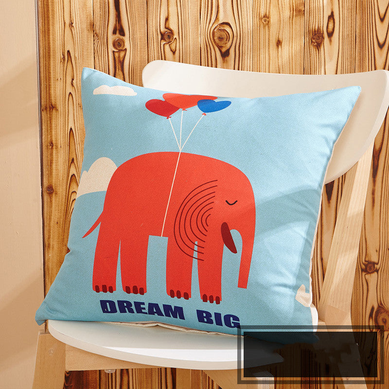 Custom Cartoon Sofa Pillow Cushion for Office and Car