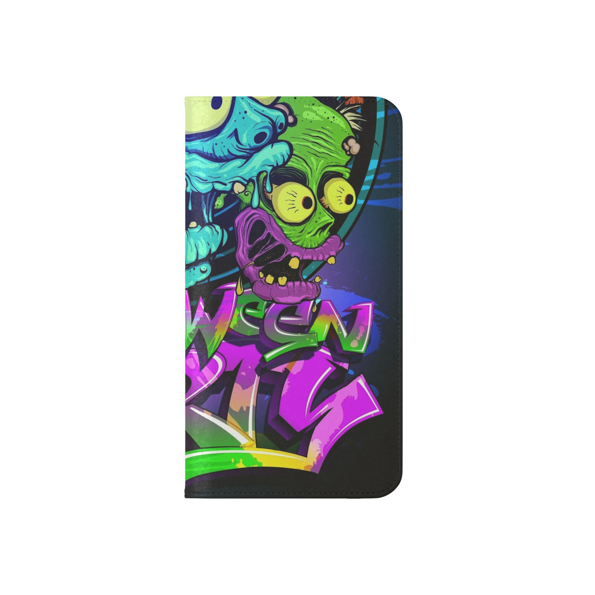 Halloween Party Flip Case — Neon Monster Phone Wallet