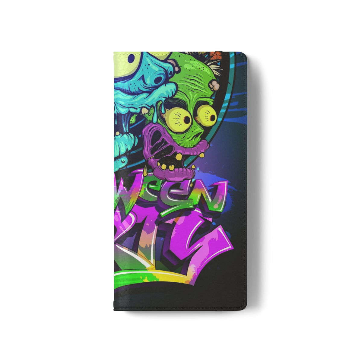 Halloween Party Flip Case — Neon Monster Phone Wallet
