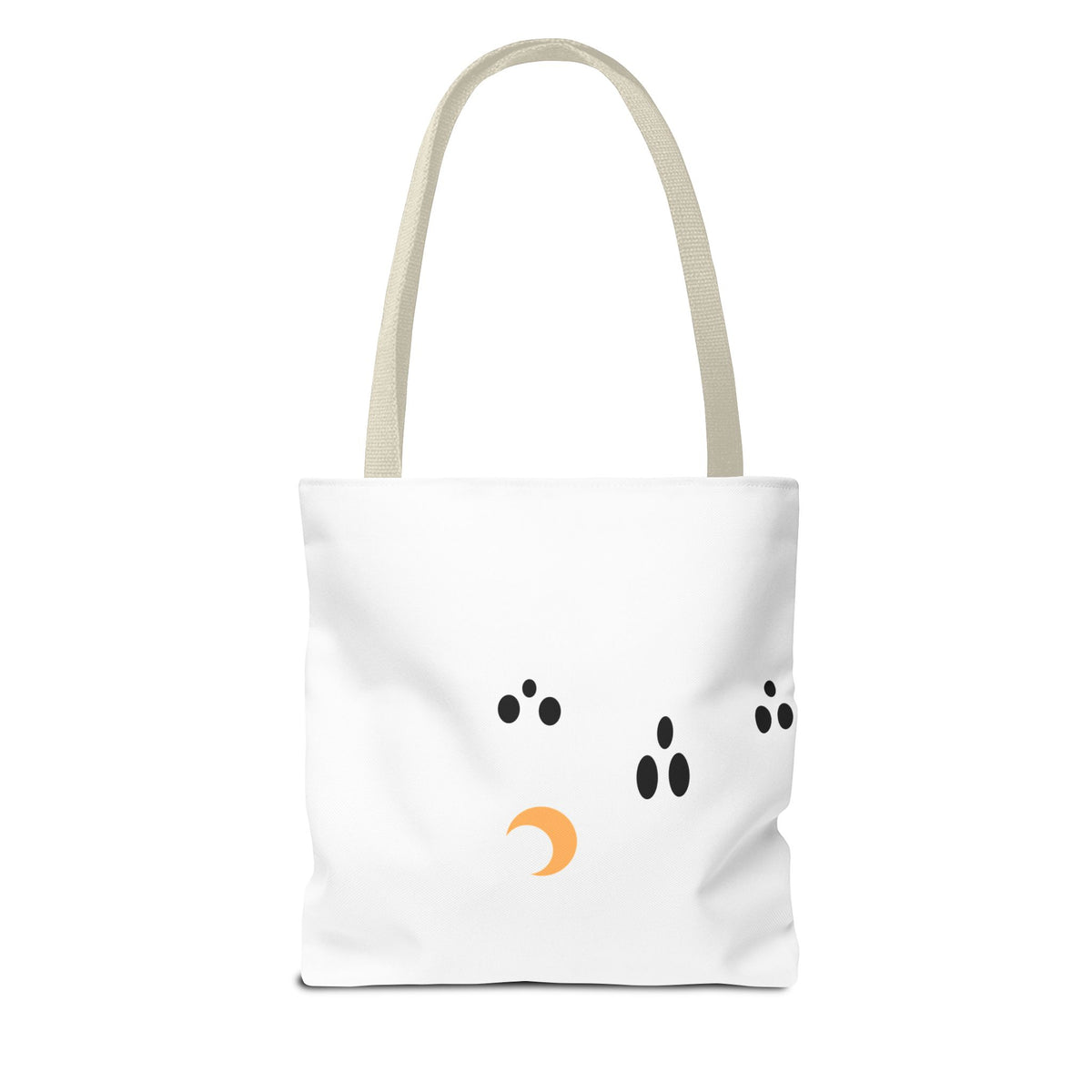 Ghost Trio Moon Tote Bag — Cute Halloween Ghosts AOP Tote