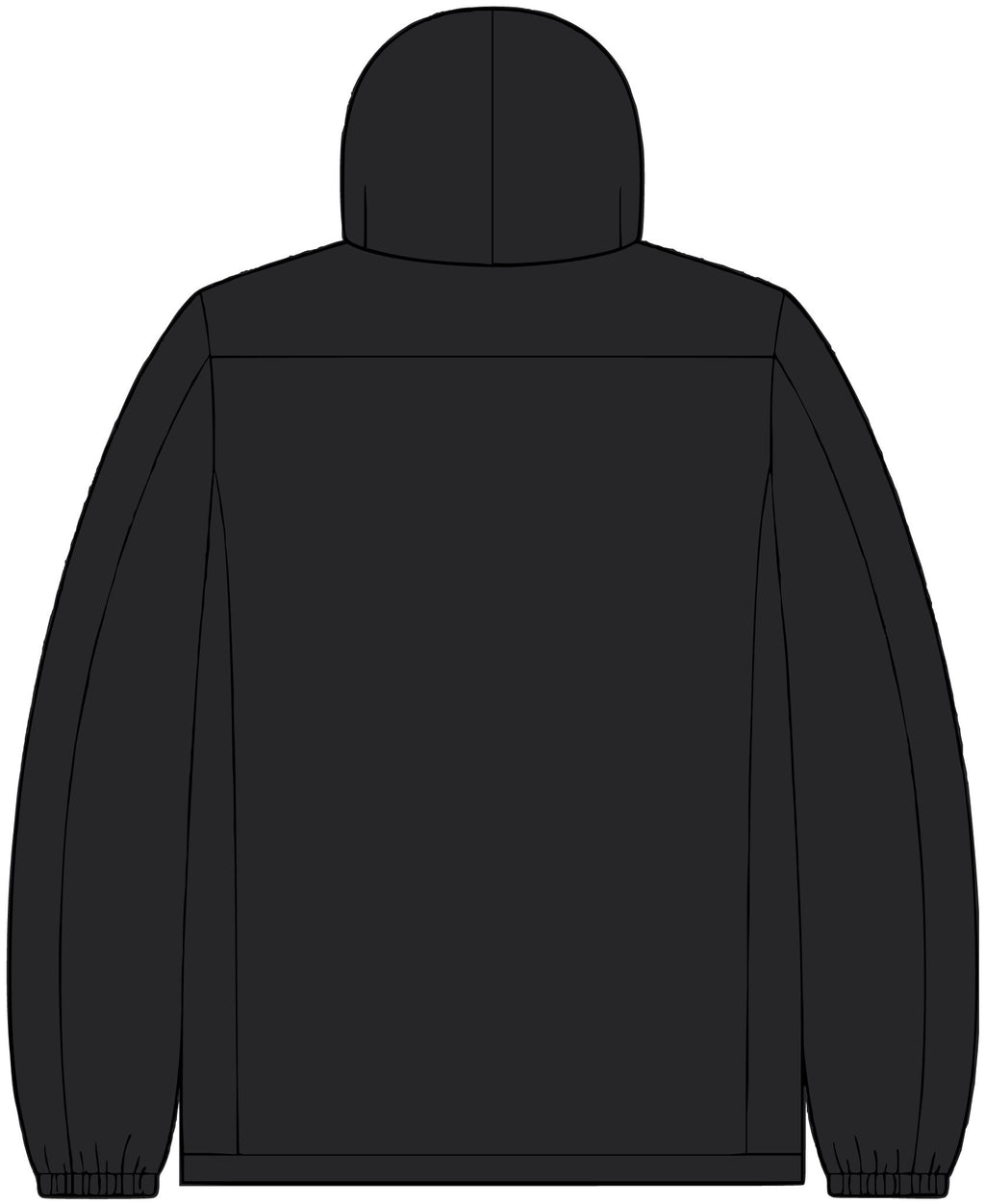 Men's Colorblock 3-in-1 Waterproof Jacket — Navy Hooded Outerwear with Logo