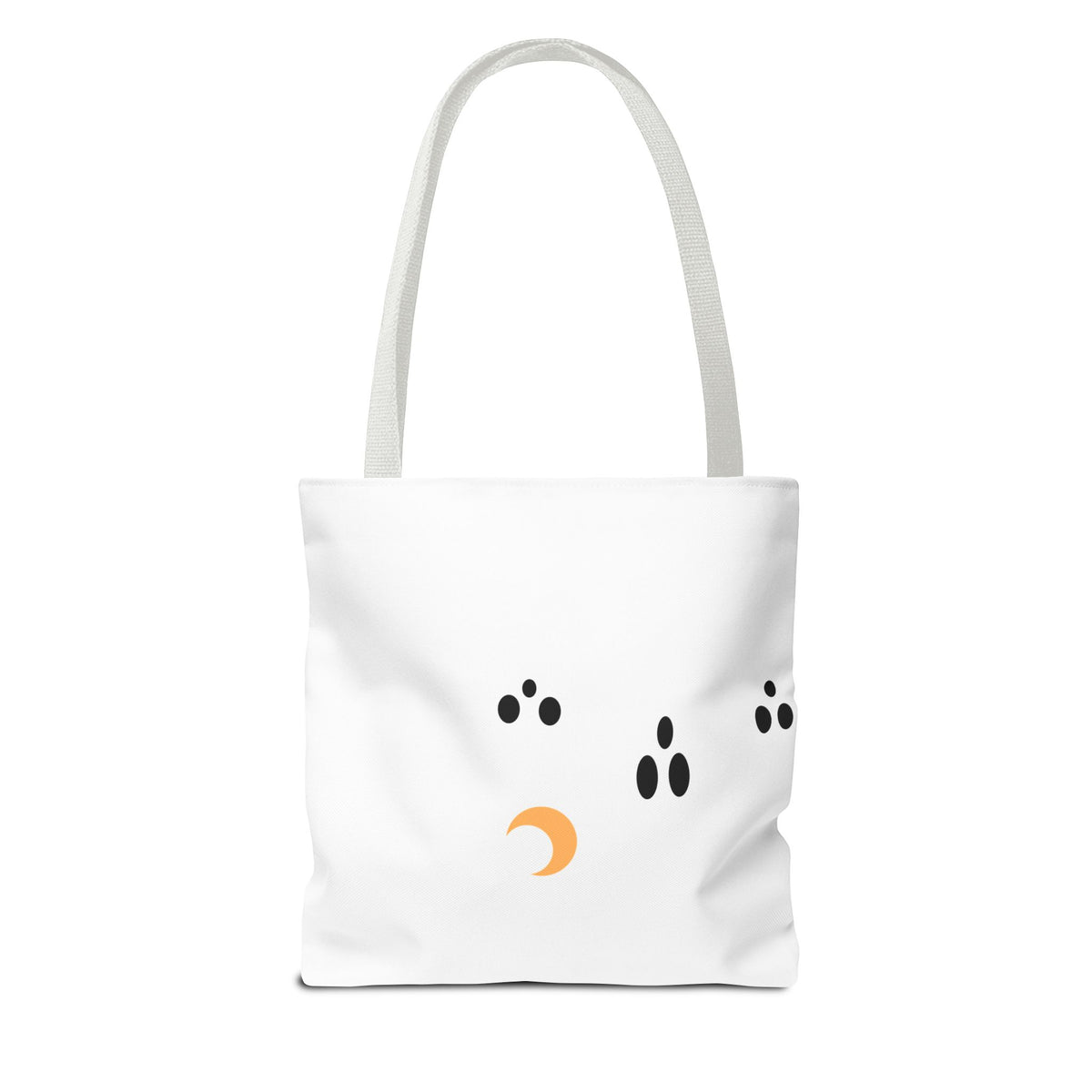 Ghost Trio Moon Tote Bag — Cute Halloween Ghosts AOP Tote