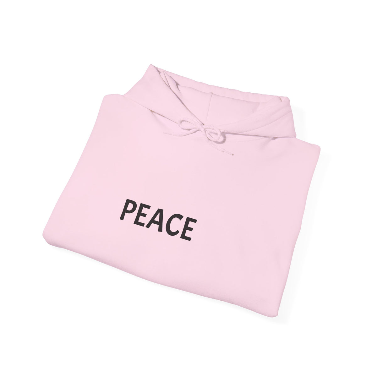 Peace Minimal Hoodie — Simple 'PEACE' Graphic Pullover