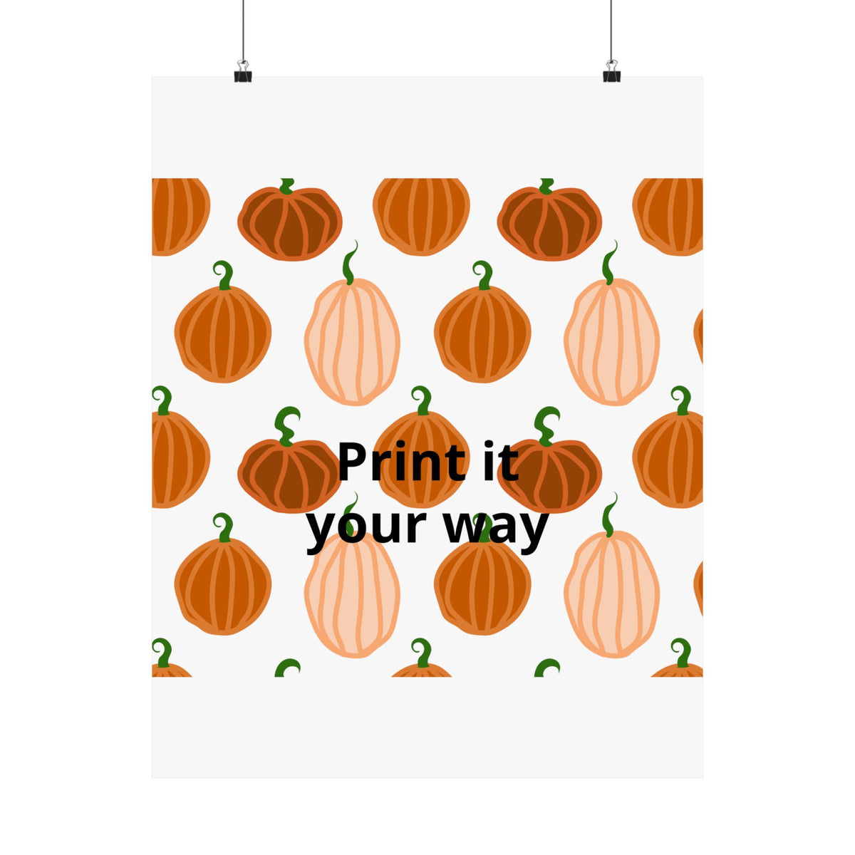 Matte Vertical Posters