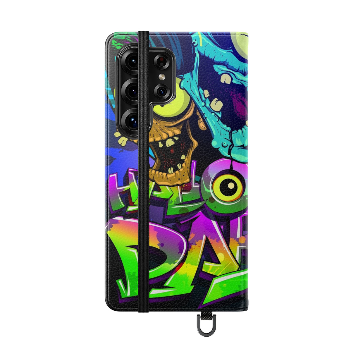 Halloween Party Flip Case — Neon Monster Phone Wallet