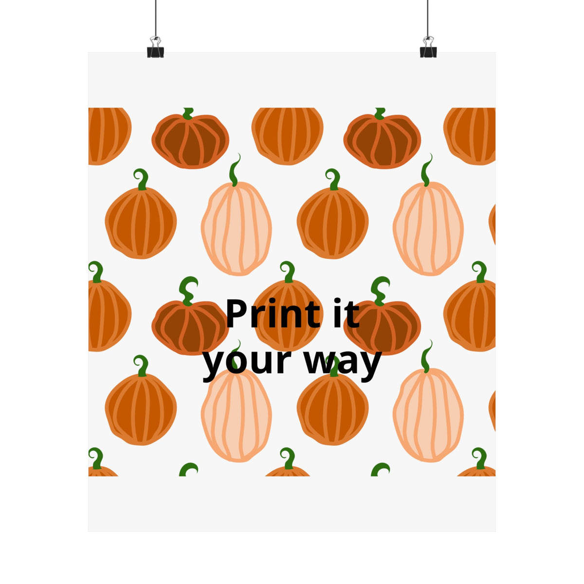 Matte Vertical Posters