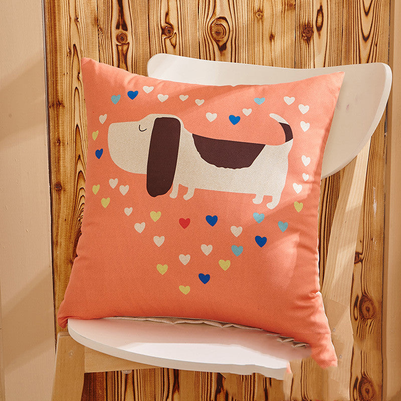 Custom Cartoon Sofa Pillow Cushion for Office and Car