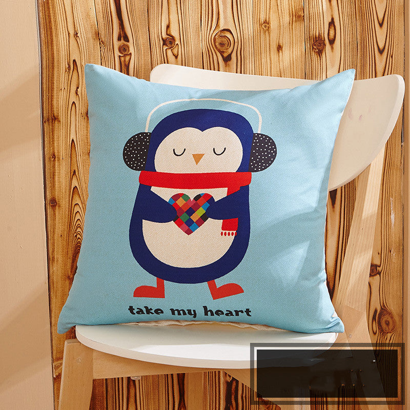 Custom Cartoon Sofa Pillow Cushion for Office and Car