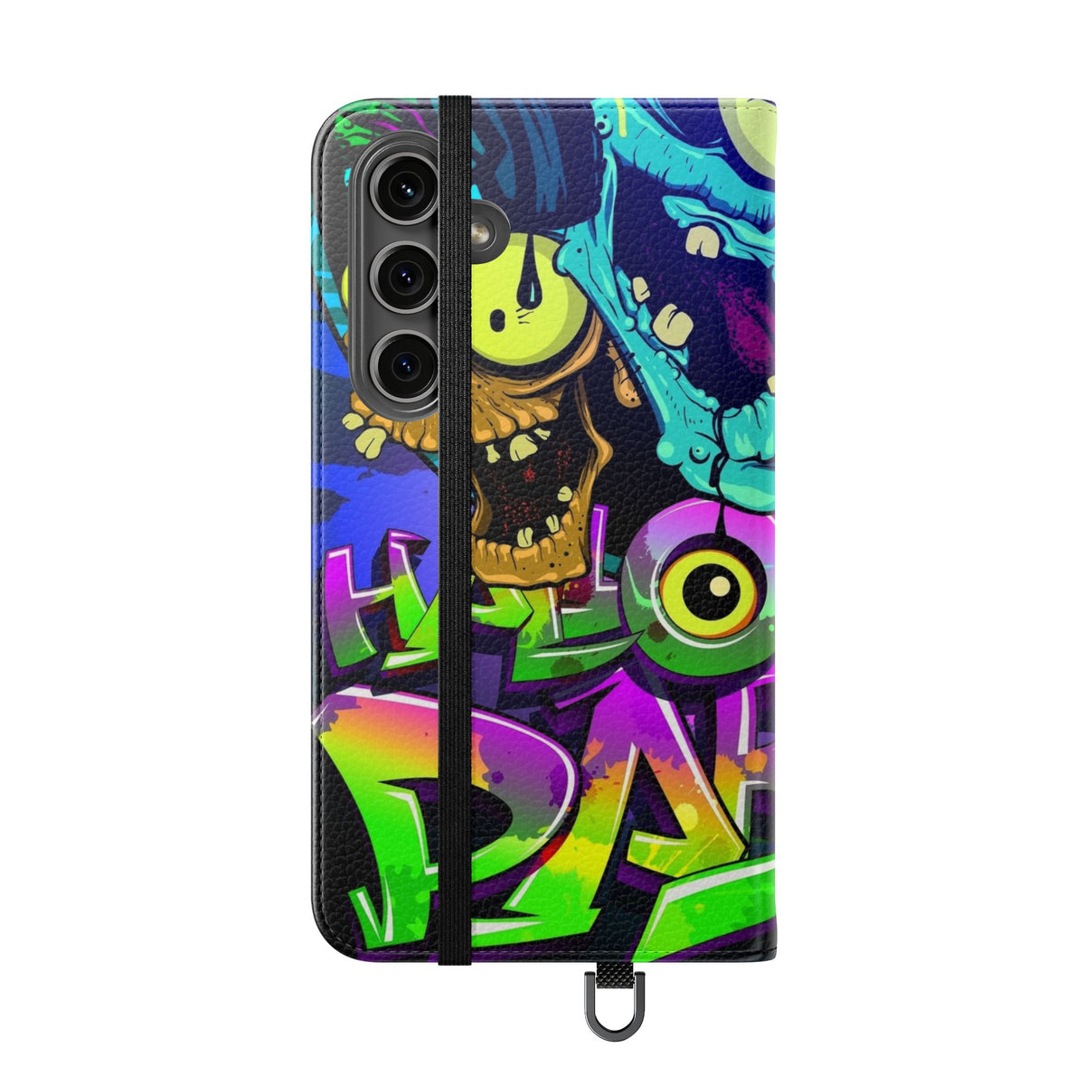 Halloween Party Flip Case — Neon Monster Phone Wallet