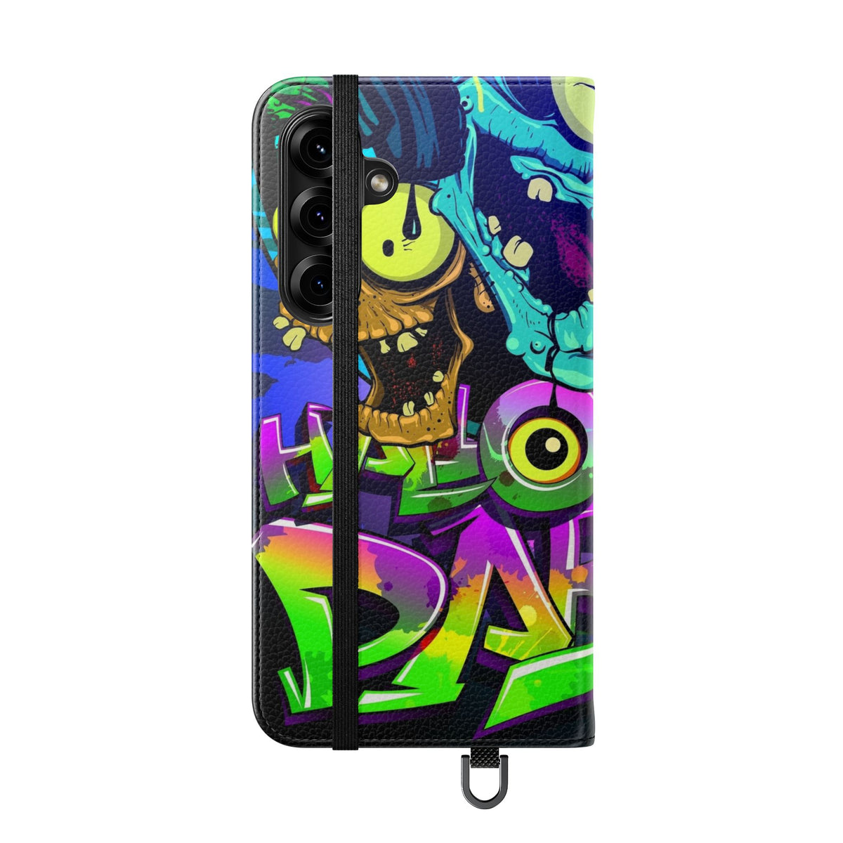 Halloween Party Flip Case — Neon Monster Phone Wallet
