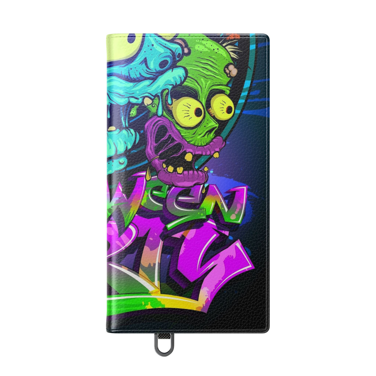 Halloween Party Flip Case — Neon Monster Phone Wallet