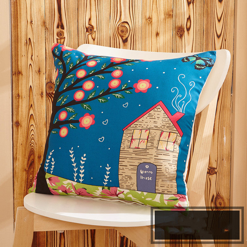 Custom Cartoon Sofa Pillow Cushion for Office and Car