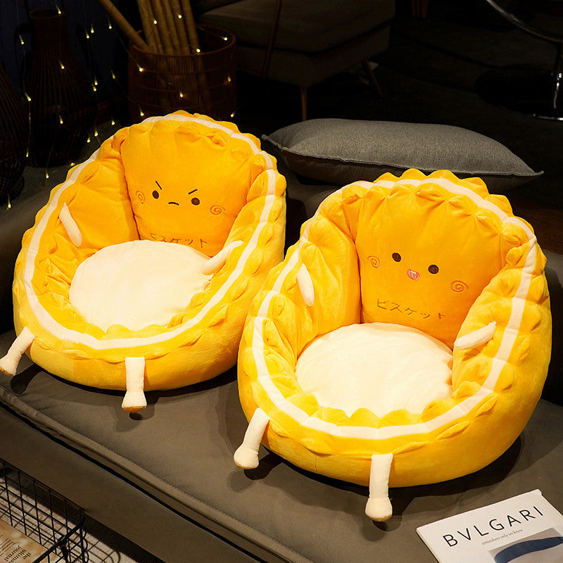 Thick Cartoon Animation Conjoined Seat Cushion