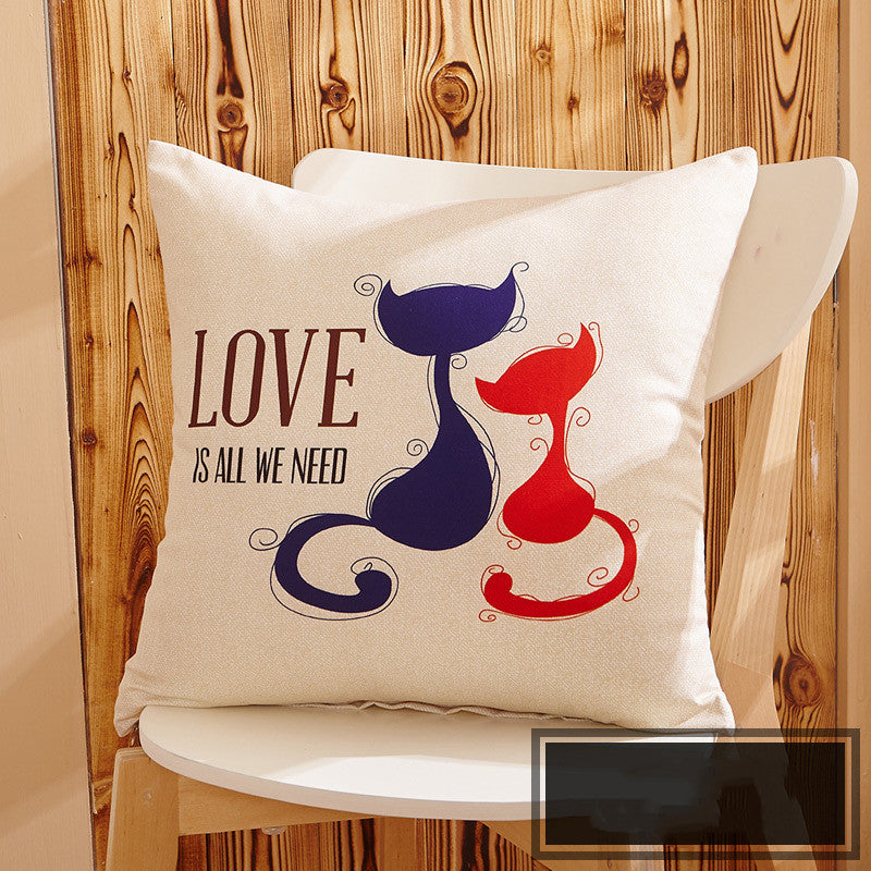 Custom Cartoon Sofa Pillow Cushion for Office and Car