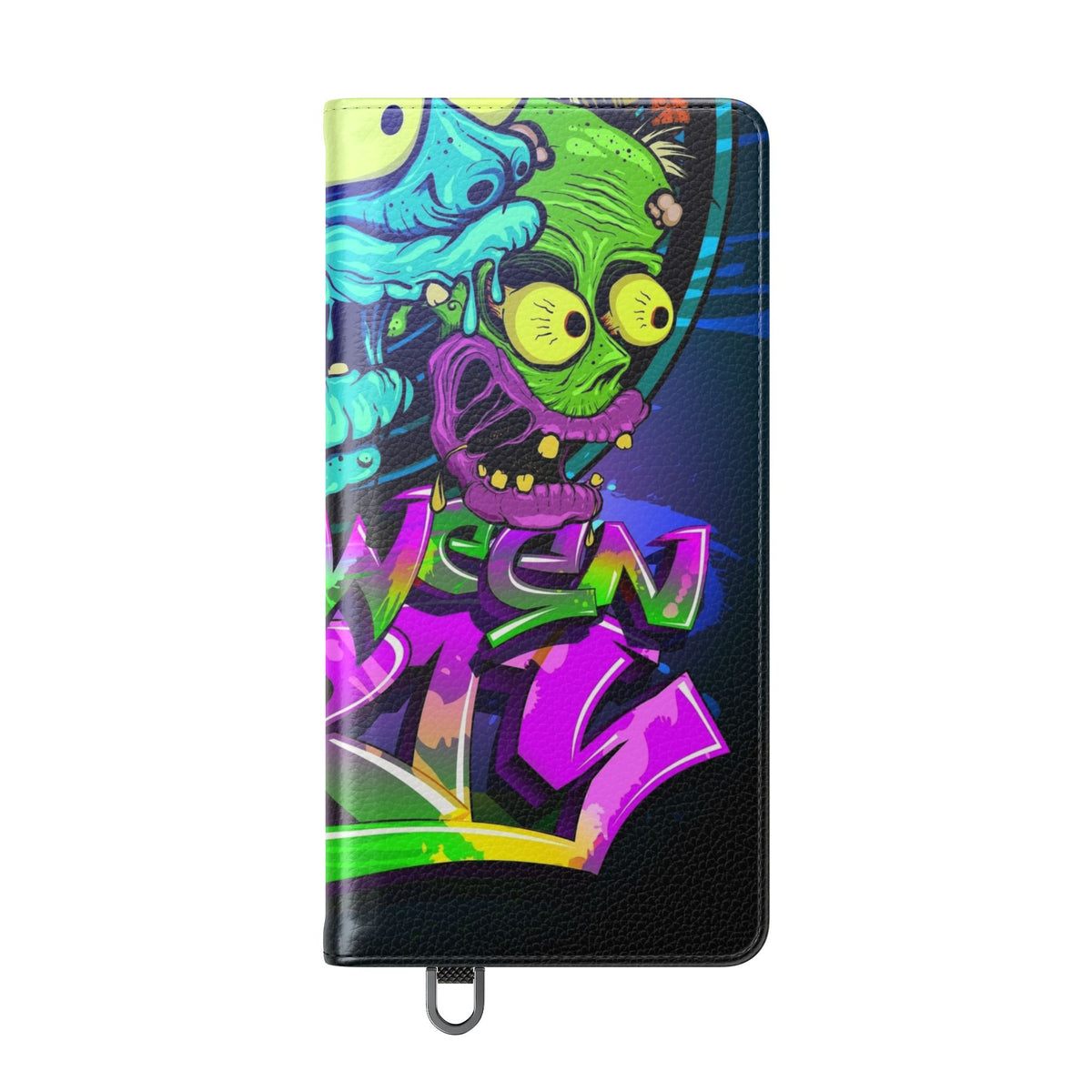 Halloween Party Flip Case — Neon Monster Phone Wallet