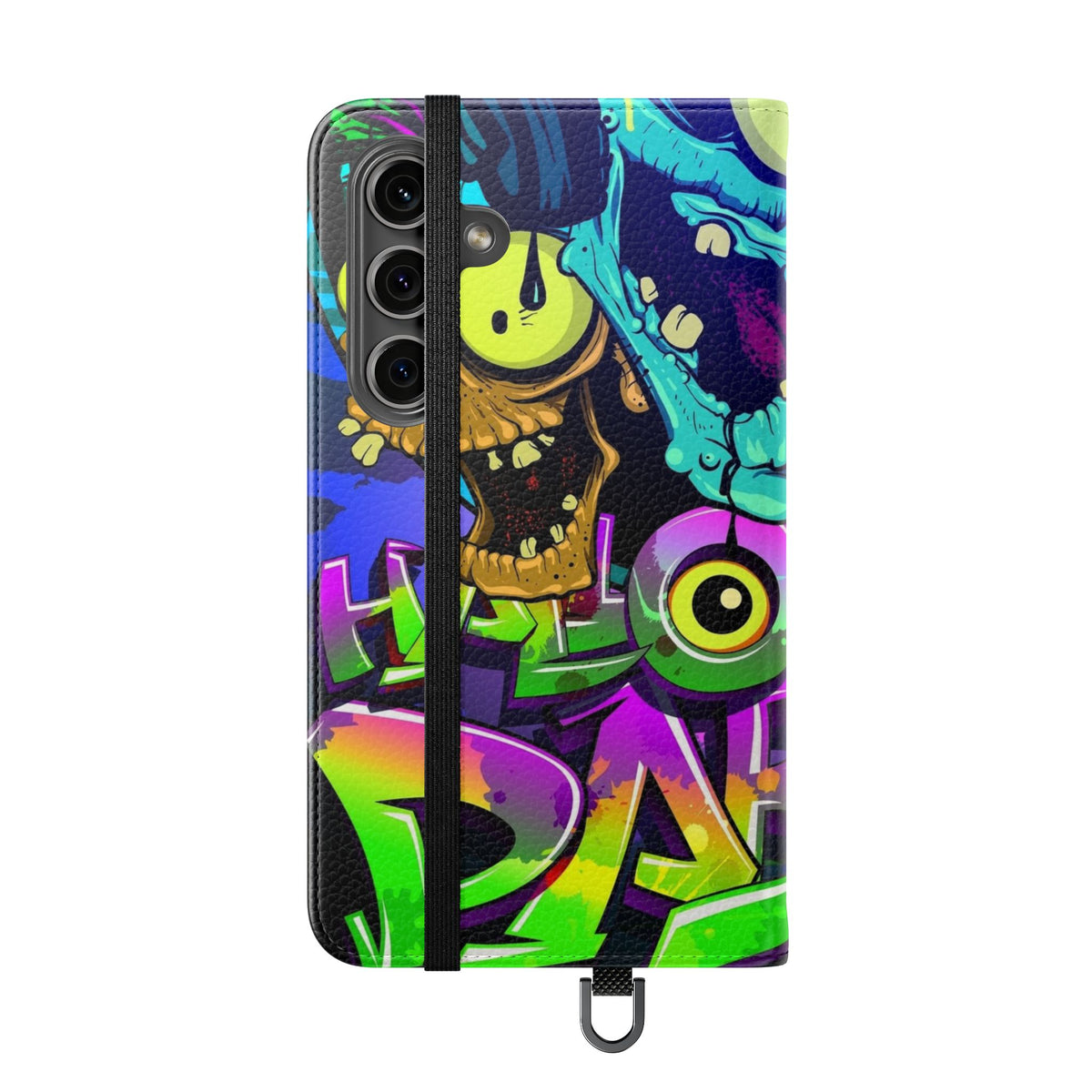 Halloween Party Flip Case — Neon Monster Phone Wallet