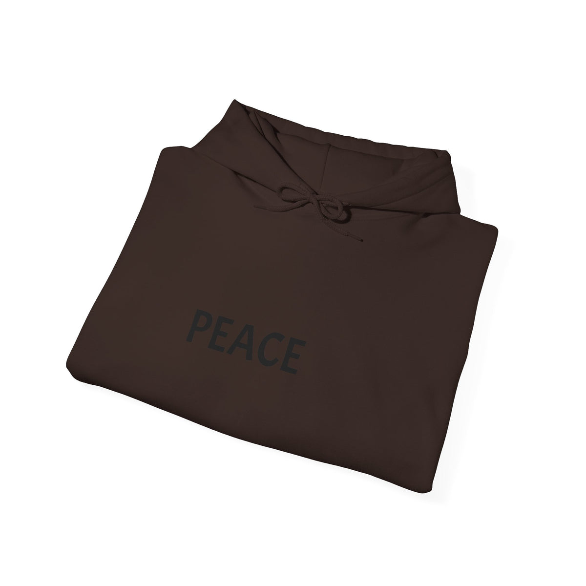Peace Minimal Hoodie — Simple 'PEACE' Graphic Pullover