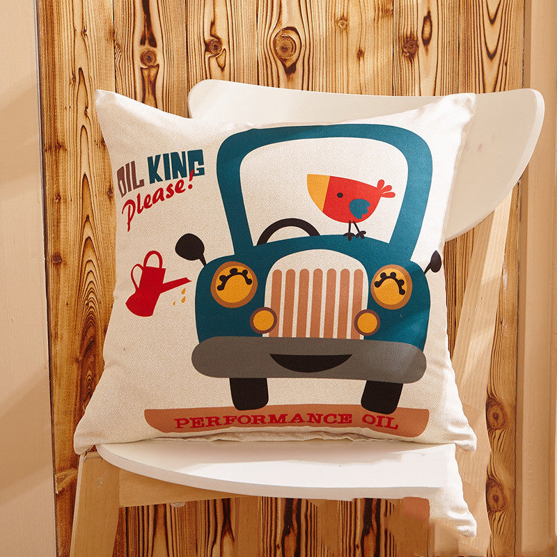 Custom Cartoon Sofa Pillow Cushion for Office and Car