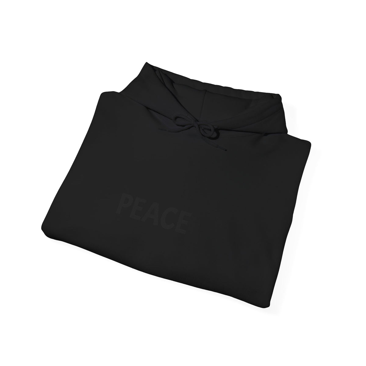 Peace Minimal Hoodie — Simple 'PEACE' Graphic Pullover