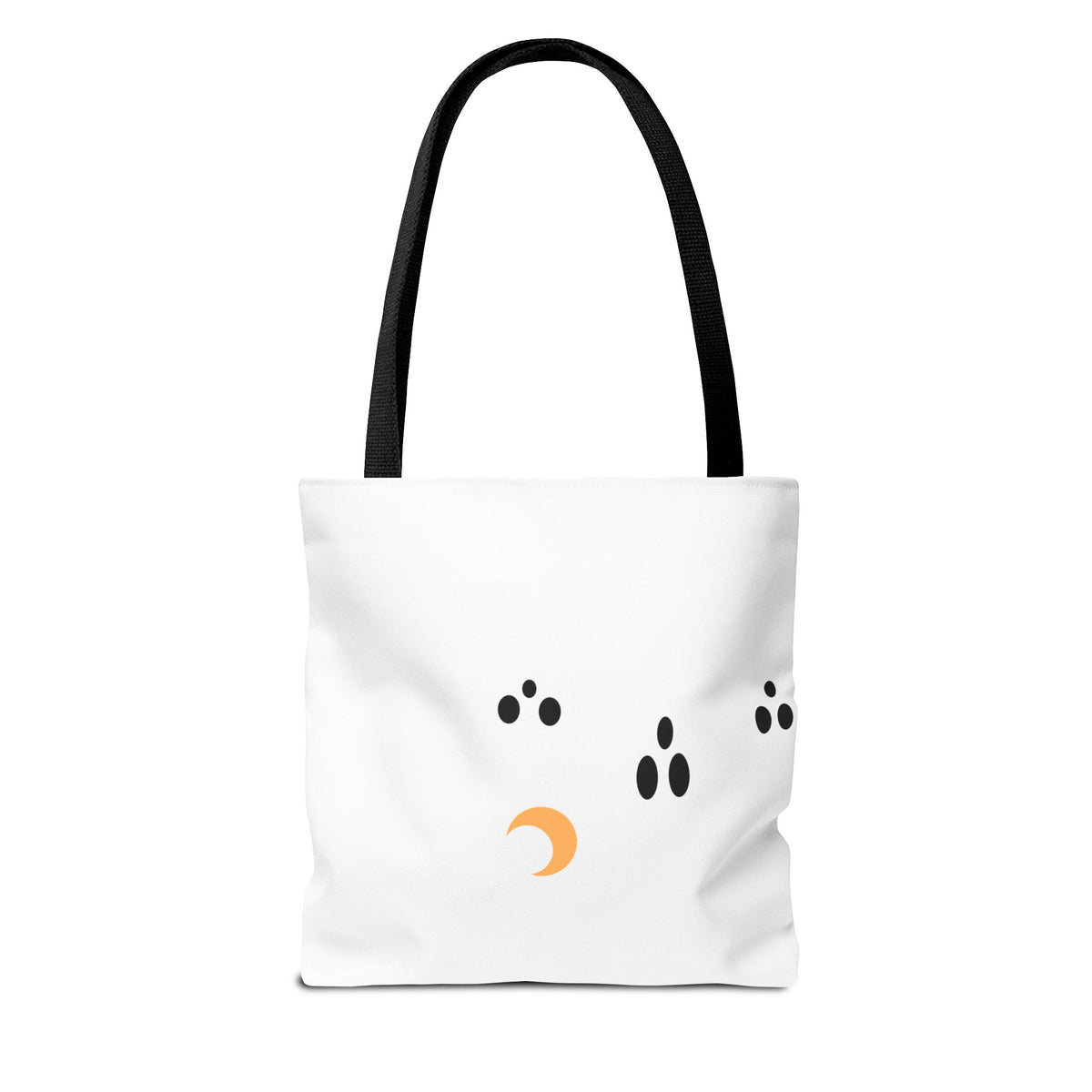 Ghost Trio Moon Tote Bag — Cute Halloween Ghosts AOP Tote