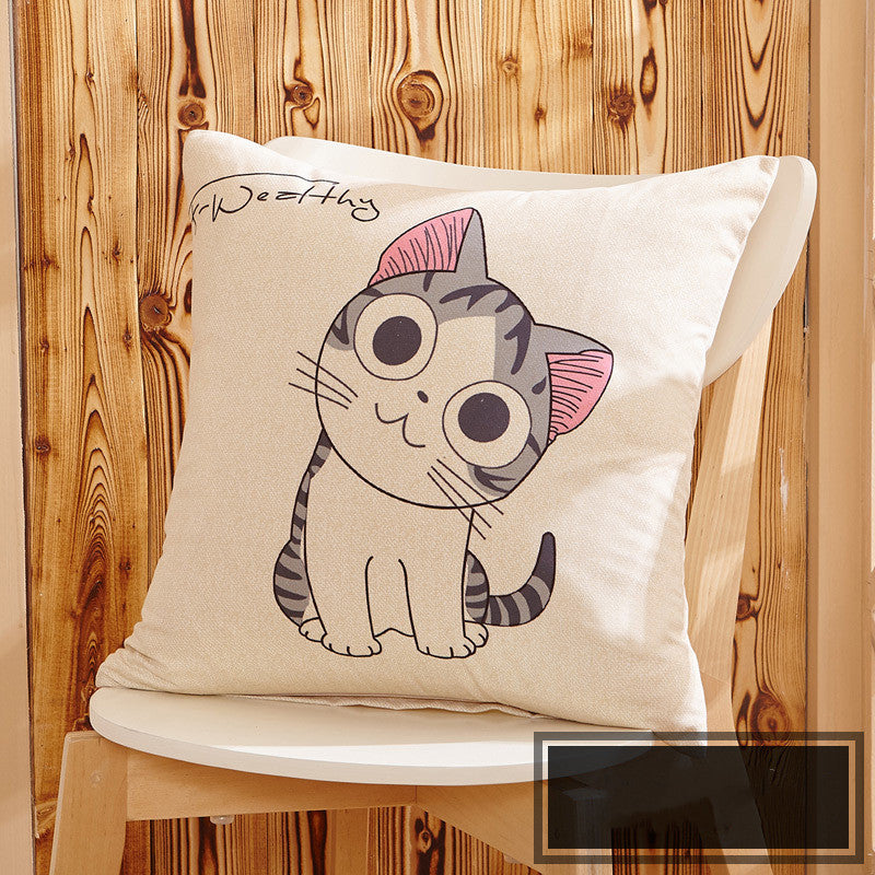 Custom Cartoon Sofa Pillow Cushion for Office and Car