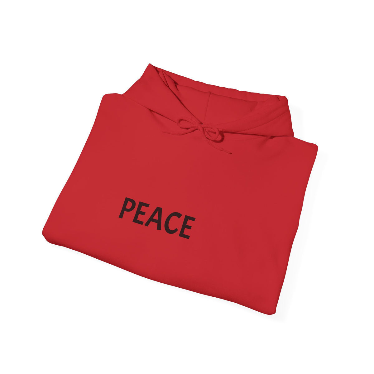 Peace Minimal Hoodie — Simple 'PEACE' Graphic Pullover