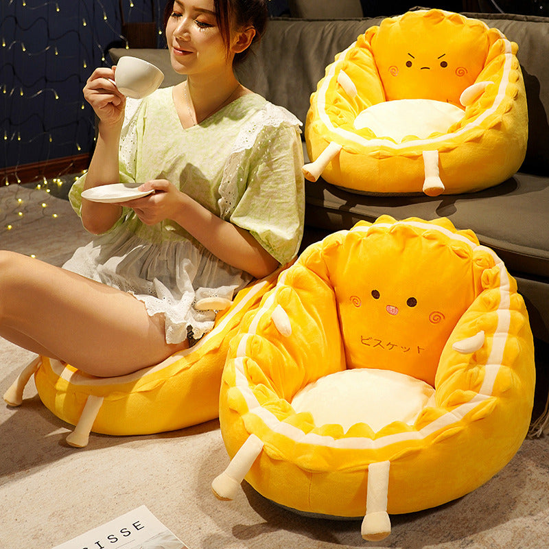 Thick Cartoon Animation Conjoined Seat Cushion