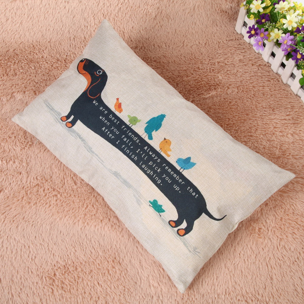Custom Linen Cotton Cushion Covers and Waist Pillow Cases