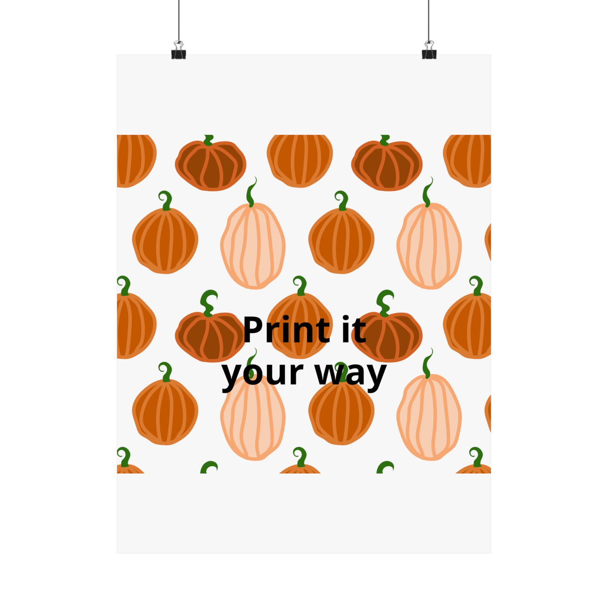 Matte Vertical Posters