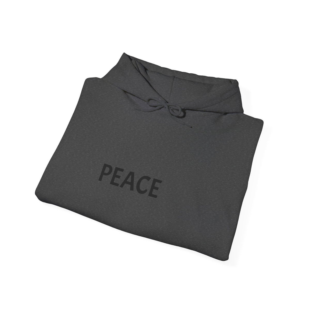 Peace Minimal Hoodie — Simple 'PEACE' Graphic Pullover