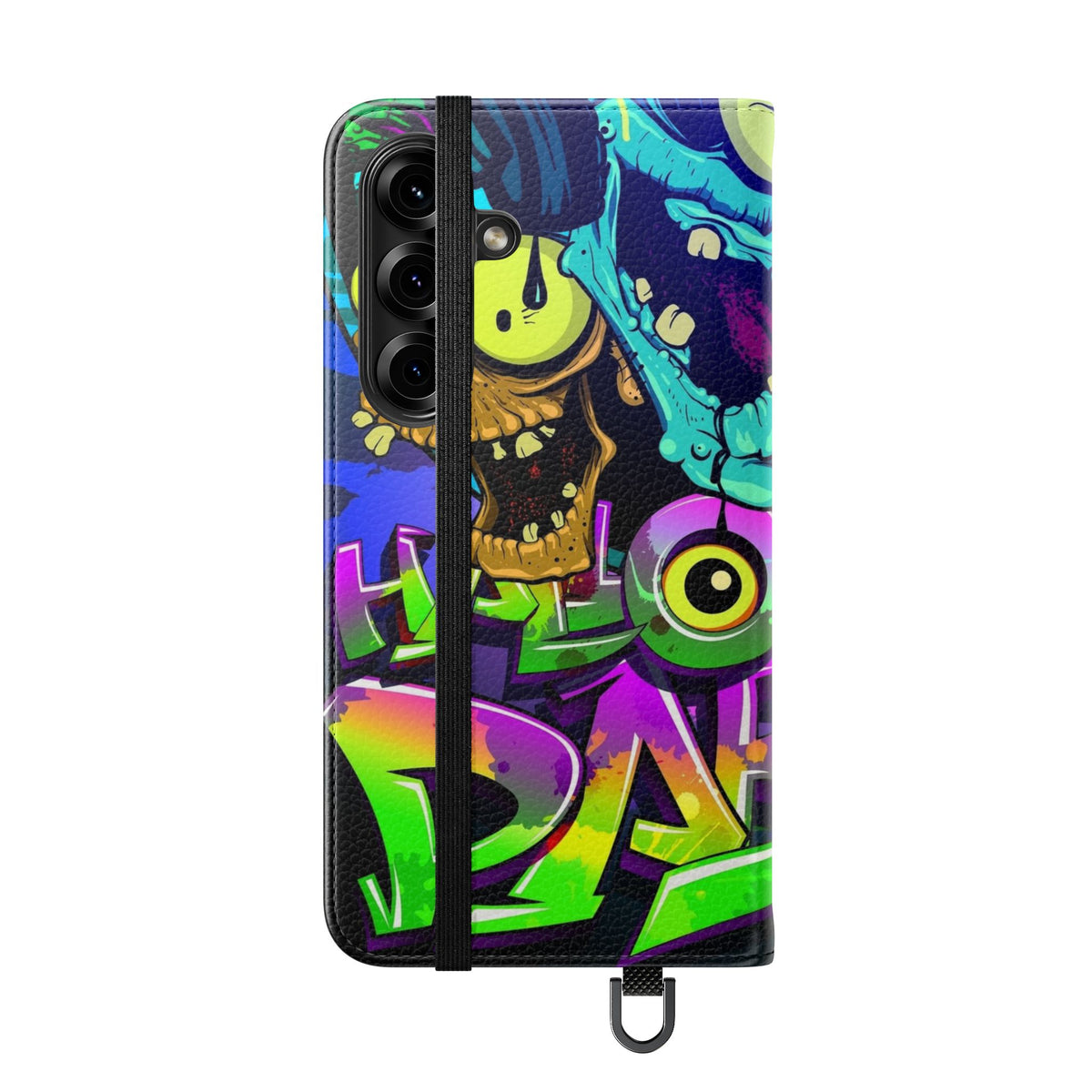 Halloween Party Flip Case — Neon Monster Phone Wallet