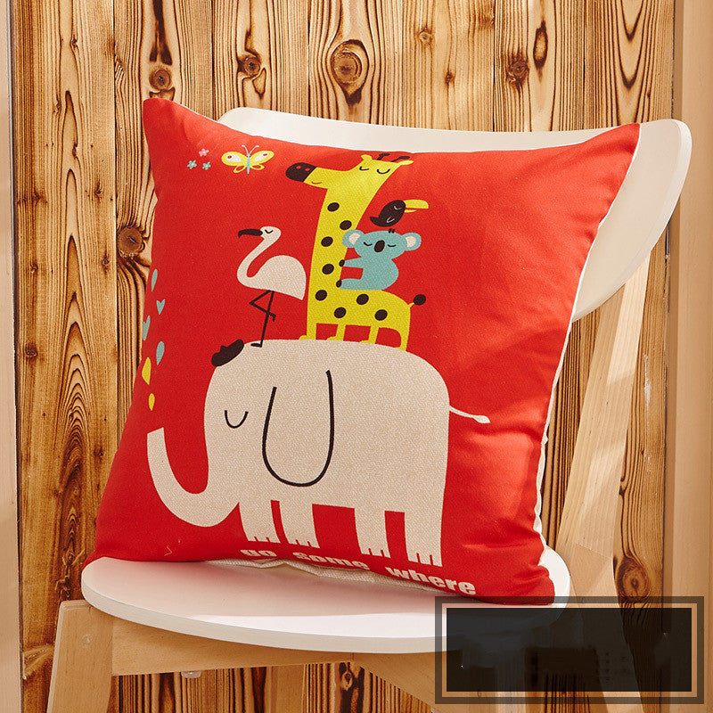 Custom Cartoon Sofa Pillow Cushion for Office and Car