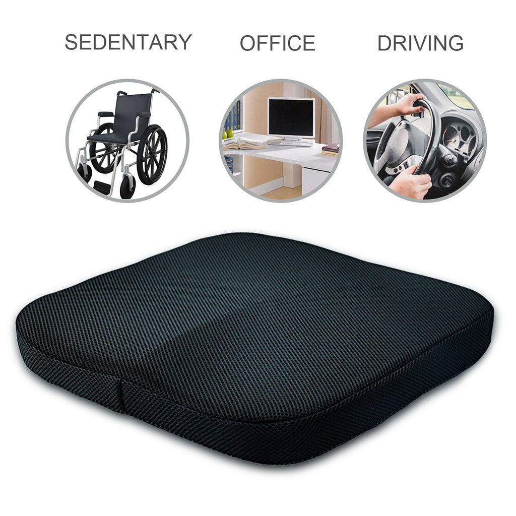 Memory Foam Seat Cushion with Slow Rebound (Chair Pad)