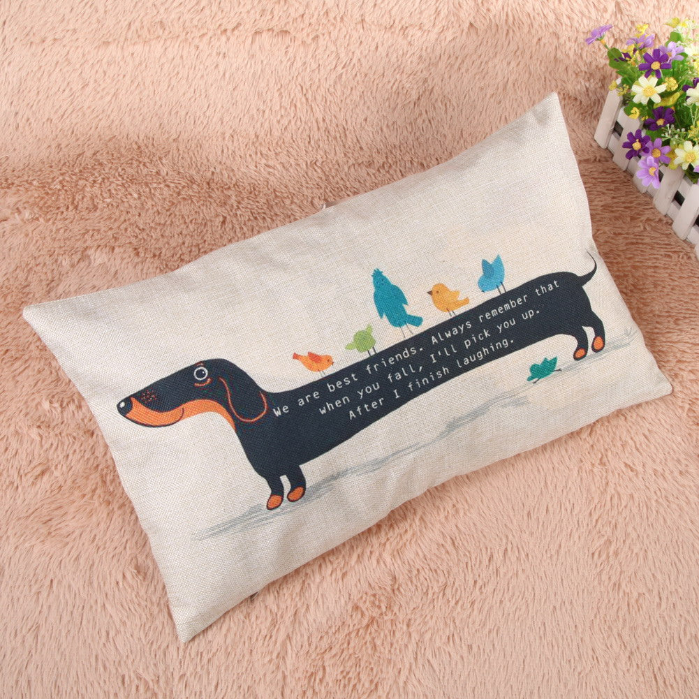 Custom Linen Cotton Cushion Covers and Waist Pillow Cases