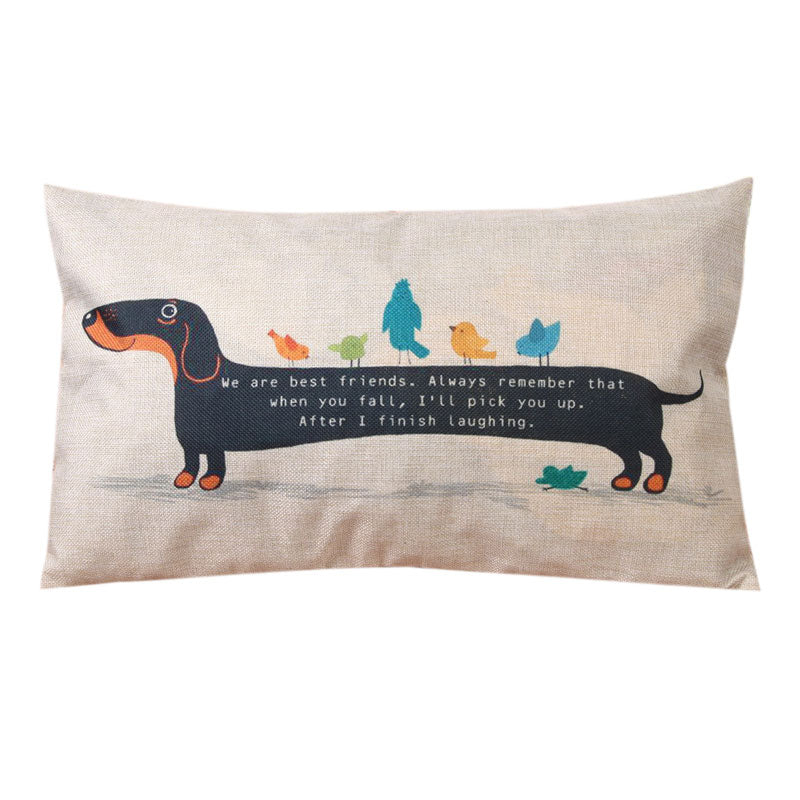 Custom Linen Cotton Cushion Covers and Waist Pillow Cases