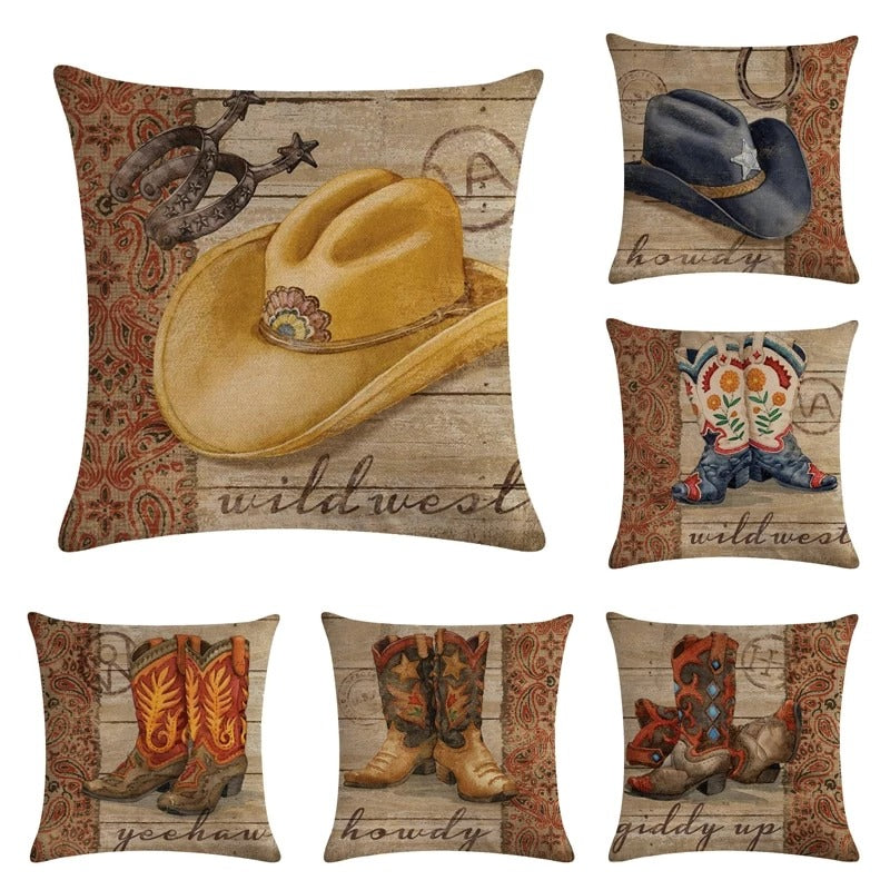 Denim Series Cushion Covers, Linen Pillow Cases