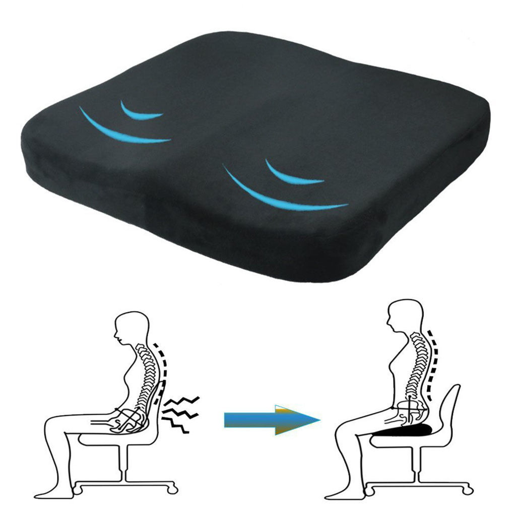 Memory Foam Seat Cushion with Slow Rebound (Chair Pad)